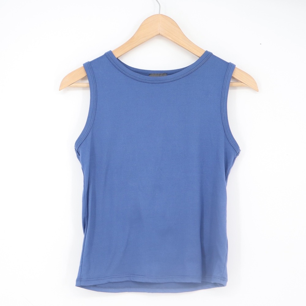 Olivia Rae Tank Top Womens S 81029J Blue Stretch Sleeveless Excellent